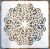Mandala mintás festő sablon  stencil 30x30 cm-es 