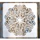 Mandala mintás 15  rétegző sablon  stencil 30x30 cm-es 
