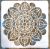 Mandala mintás festő sablon  stencil, 30x30 cm-es 