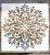 Mandala mintás műanyag  rétegző sablon   30x30 cm-es DIY stencil,