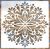 Mandala mintás műanyag  festő sablon   30x30 cm-es DIY stencil,