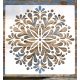 Mandala mintás műanyag  rétegző sablon   30x30 cm-es DIY stencil,