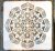 Mandala mintás 18 rétegző sablon stencil, 30x30 cm-es 