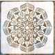 Mandala mintás 18 festő sablon stencil, 30x30 cm-es 