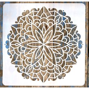 Mandala mintás 19 festősablon  stencil, 30x30 cm-es 