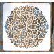 Mandala mintás 19 rétegző sablon  stencil, 30x30 cm-es 