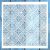 Barokk mintás DIY falsablon stencil, 30x30 cm-es 