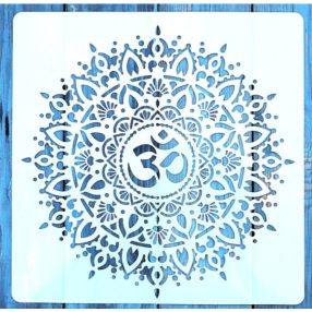  Mandala mintás DIY sablon stencil, 30x30 cm-es 