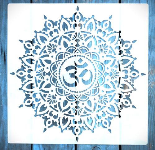  Mandala mintás DIY sablon stencil, 30x30 cm-es 