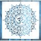  Mandala mintás DIY sablon stencil, 30x30 cm-es 