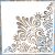  sarok Mandala  mintás festő sablon DIY műanyag stencil,  30x30 cm-es 