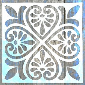    csempe mintás DIY festő sablon 30x30 cm-es  műanyag stencil  sablon 