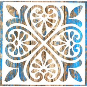    csempe mintás DIY festő sablon 30x30 cm-es  műanyag stencil  sablon 