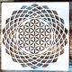 geometriai mintás DIY mandala sablon,  30x30 cm-es festő stencil