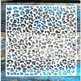  geometriai mintás festő  sablon 30x30 cm-es DIY stencil