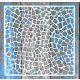  geometriai mintás textúra sablon 30x30 cm-es műanyag DIY  stencil