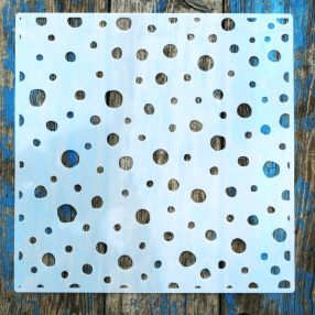   textúra mintás műanyag festő sablon 30x30 cm-es DIY stencil 