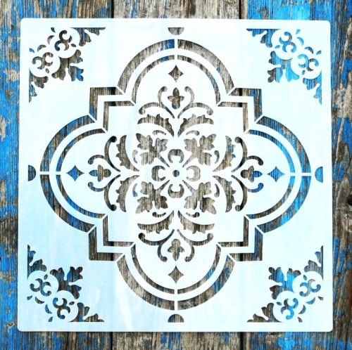  csempe mintás sablon  stencil 30x30 cm-es 