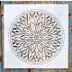 mandala műanyag   sablon,  DIY stencil , 30x30 cm-es 