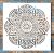 mandala mintás  műanyag sablon, 30x30 cm-es DIY stencil 