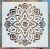 mandala műanyag sablon, 30x30 cm-es DIY stencil 