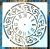 Óra számlap  mandala  mintás műanyag sablon, 30x30 cm-es DIY festő stencil 