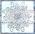 mandala mintás műanyag mandala sablon, 30x30 cm-es DIY festő stencil 
