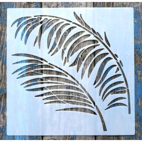   levél mintás műanyag fal  sablon, 30x30 cm-es DIY festő stencil 
