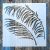 levél mintás műanyag fal  sablon, 30x30 cm-es DIY festő stencil 