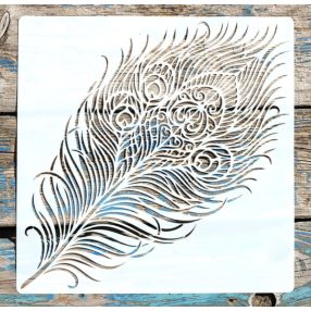   toll  mintás műanyag festő sablon, 30x30 cm-es DIY stencil 