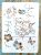 Post card műanyag festő sablon DIY posta stencil