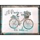 Paris biciklis sablon