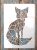 Rókás DIY sablon  21x30cm-es műanyag festő stencil