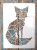 Rókás DIY sablon  21x30cm-es műanyag festő stencil