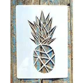 Ananászos rétegző festő sablon műanyag DIY  stencil