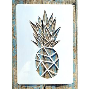 Ananászos festő sablon műanyag DIY  stencil