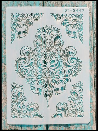Barokk mintás sablon sarok  mintával ST5447
