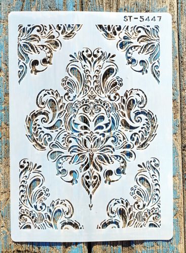 Barokk mintás sablon sarok  mintával ST5447
