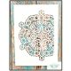 Mandala mintàs 21x30cm-es DIY sablon műanyag festő stencil