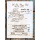  Postai bélyegző mintàs sablon műanyag festő stencil