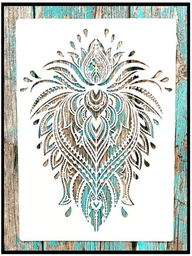 Tulipànos  festő sablon DIY stencil