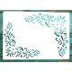 Barokk sarok mintás  21x30cm-es DIY sablon műanyag stencil