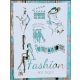 Fashion DIY sablon 21x30cm-es műanyag  stencil