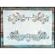  Intarzia mintàs festő sablon DIY stencil