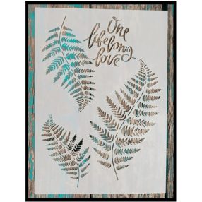 Pàfrànylevèl mintàs rètegző festősablon DIY stencil