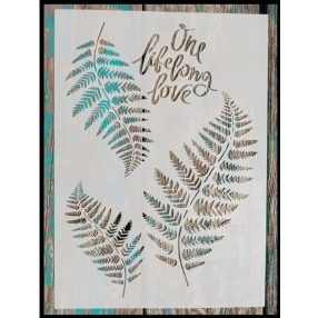 Pàfrànylevèl mintàs festő sablon DIY stencil