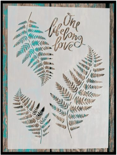 Pàfrànylevèl mintàs rètegző festősablon DIY stencil