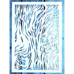   Fa erezet mintás 21x30 cm-es festő sablon  műanyag stencil