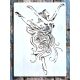 Balerina A4  méretű műanyag sablon 21x30cm  DIY festő  stencil