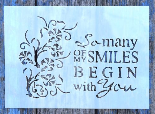 feliratos festő sablon stencil